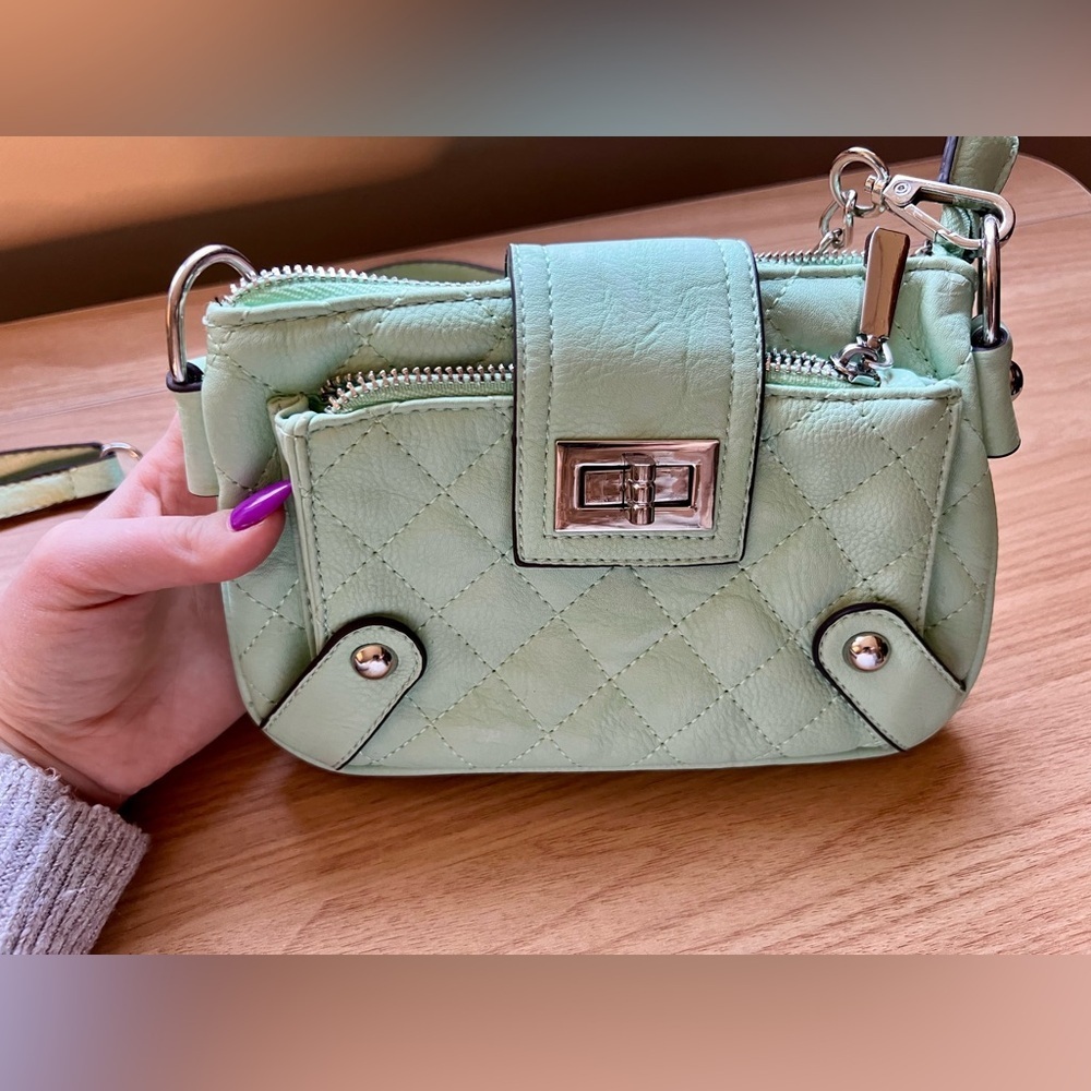 Charming Charlie Turquoise Crossbody Bag - Picture 2 of 14